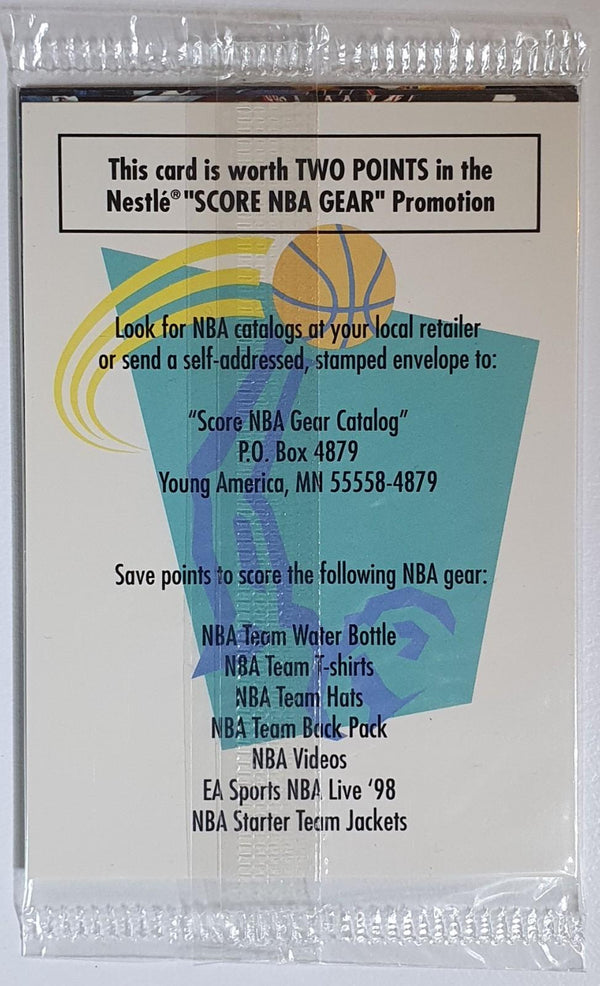 1997 Upper Deck Nestle Slam Dunk Shawn Kemp - Factory Sealed Pack