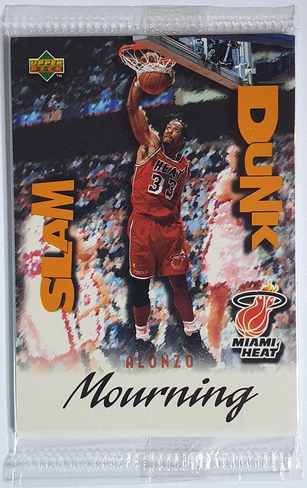 1997 Upper Deck Nestle Slam Dunk Alonzo Mourning - Factory Sealed Pack