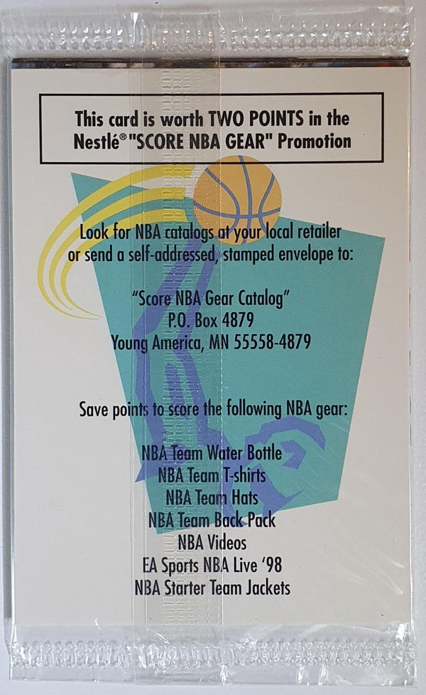 1997 Upper Deck Nestle Slam Dunk Alonzo Mourning - Factory Sealed Pack
