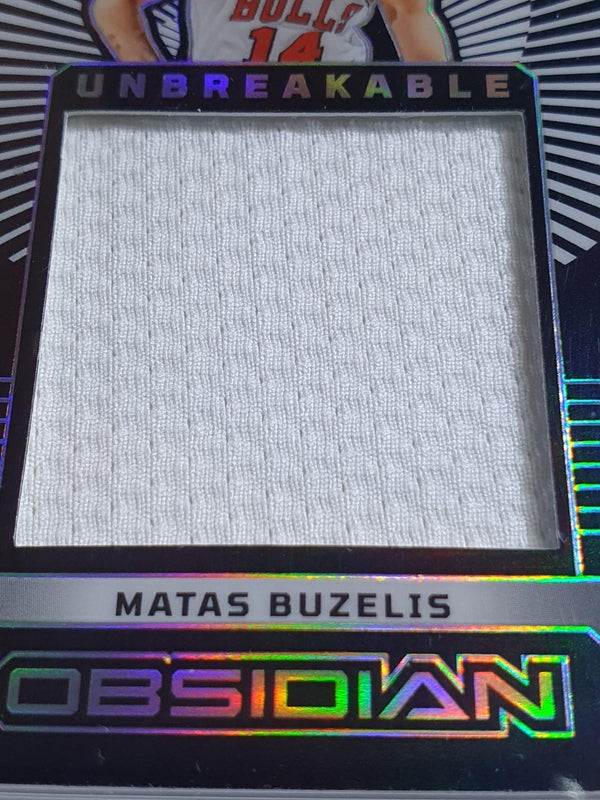 2024 Panini Obsidian Matas Buzelis Rookie #PATCH /249 Jumbo Jersey RC - Rare