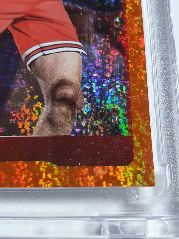 2025 Topps Flagship Josh Giddey #35 ORANGE HOLO FOIL /25 (Bulls) - Rare