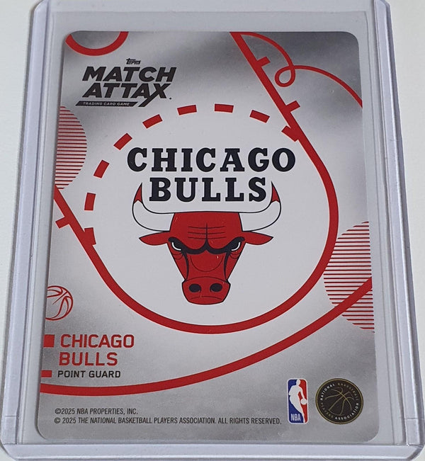 2025 Topps Match Attax Josh Giddey #21 BLUE Holo (Bulls) - Ready to Grade