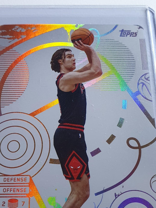 2025 Topps Match Attax Josh Giddey #21 WHITE Holo (Bulls) - Ready to Grade
