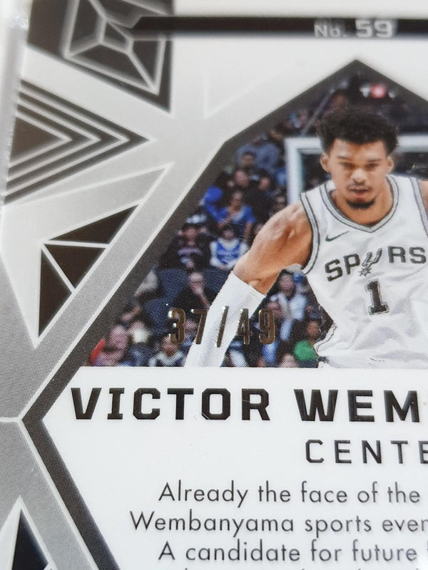 2024 Obsidian Victor Wembanyama #59 ELECTRIC ETCH PINK FLOOD /49 Holo - Rare
