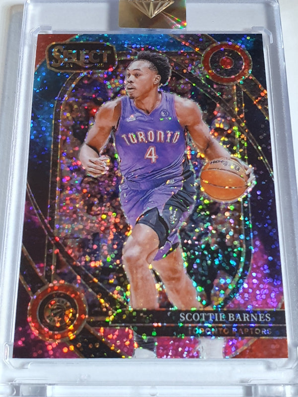 2024 Select Scottie Barnes #219 COSMIC Holo CASE HIT Courtside - Ready to Grade