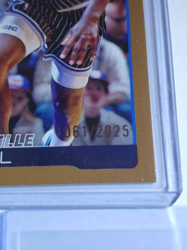 Lot 3 x 2025 Topps Basketball Shaquille O'Neal #260 Gold & Refractor Variants