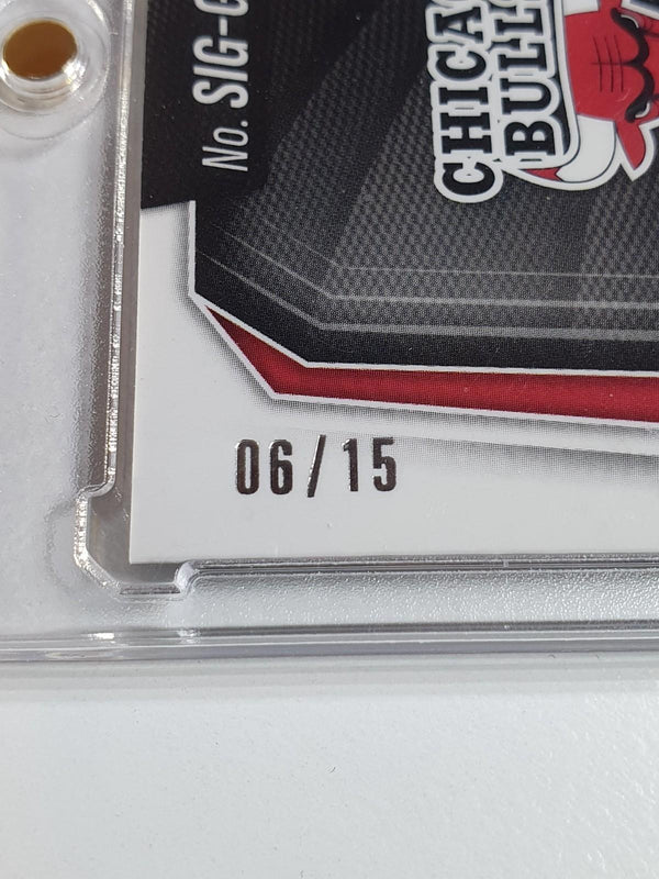 2024 Panini Prizm Black Josh Giddey AUTO SNAKESKIN /15 Holo Signatures - Bulls