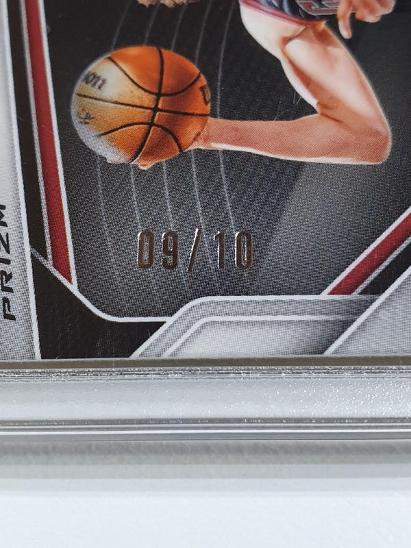 2024 Panini Prizm Black Josh Giddey #126 GOLD SHIMMER /10 Holo FOTL (Bulls)