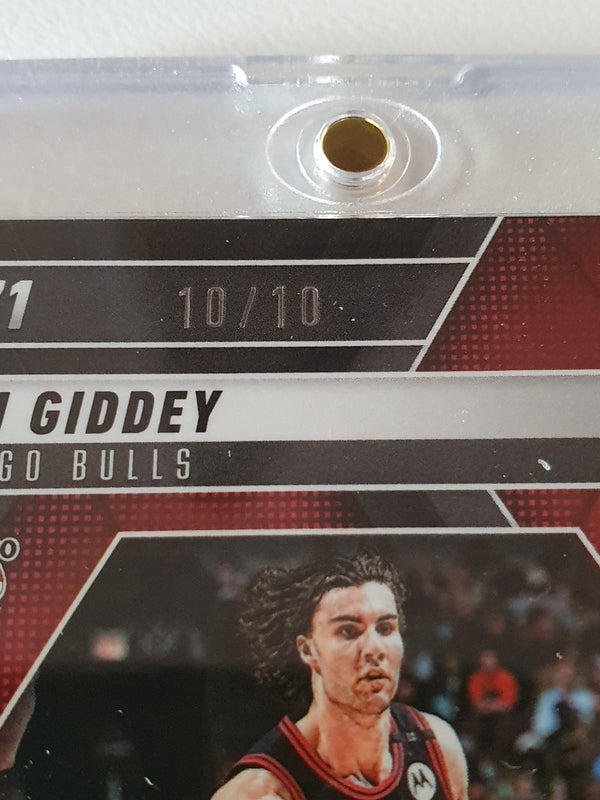 2024 Panini Mosaic Josh Giddey #71 GOLD SCOPE 10/10 Holo (Bulls) - Rare