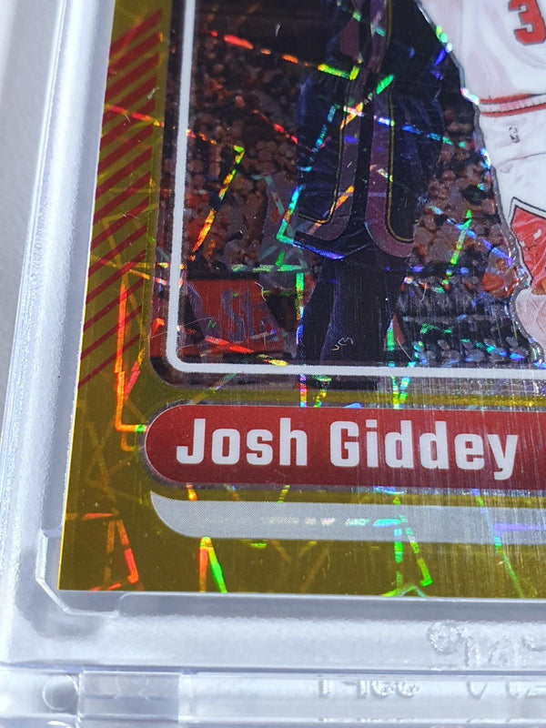 2024 Panini Donruss Optic Josh Giddey #120 GOLD VELOCITY /10 Holo (Bulls) - Rare