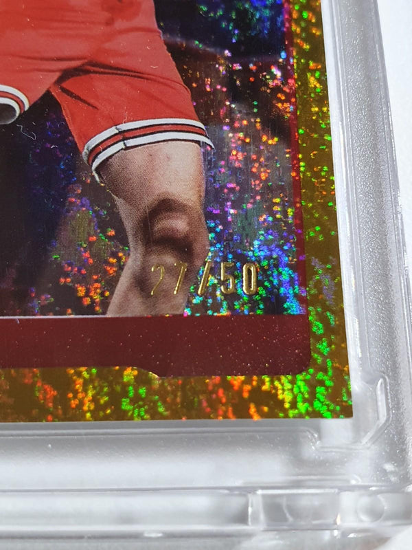 2025 Topps Flagship Josh Giddey #35 GOLD HOLO FOIL /50 (Bulls) - Ready to Grade