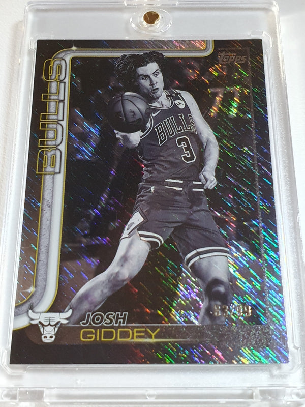 2025 Topps Flagship Josh Giddey #35 SURGE /99 Holo (Bulls) - Ready to Grade