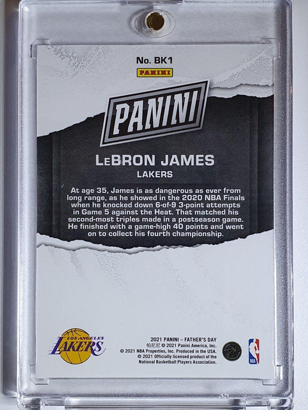 2021 LeBron James #BK1 PYRAMIDS /25 Rare Holo