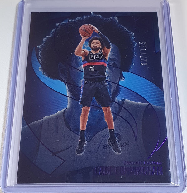 2024 Panini Silhouette Cade Cunningham #50 PURPLE /125 Edition - Ready to Grade