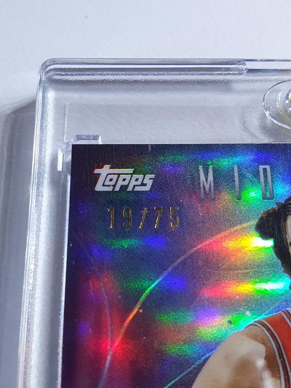 2025 Topps Midnight Josh Giddey #11 DUSK /75 Holo (Bulls) - Ready to Grade