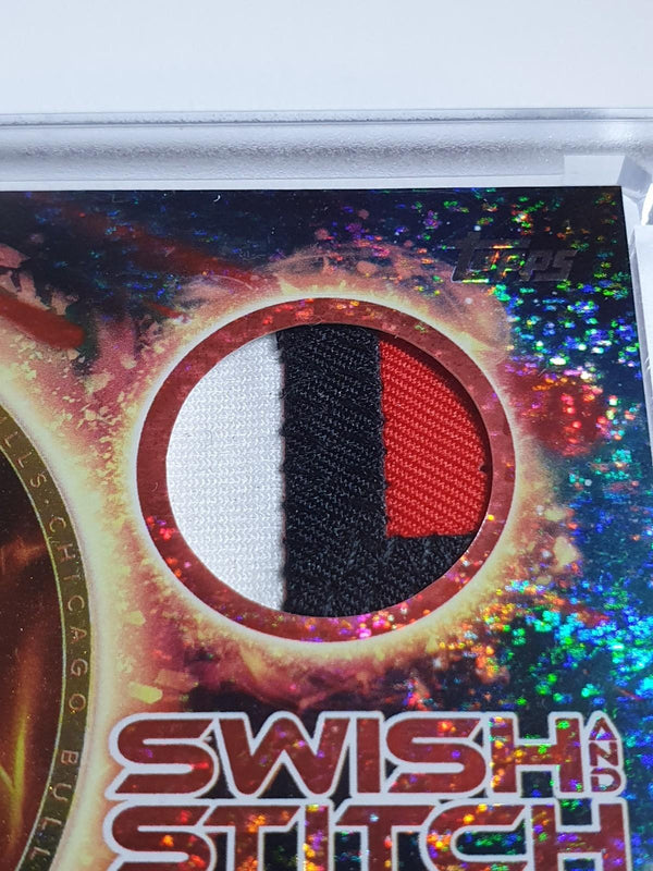 2025 Topps Josh Giddey PRIME #PATCH RED HOLO FOIL /5 Game Worn Jersey (Bulls)