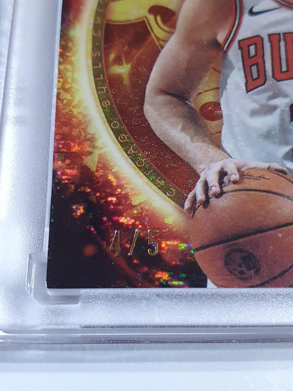 2025 Topps Josh Giddey PRIME #PATCH RED HOLO FOIL /5 Game Worn Jersey (Bulls)