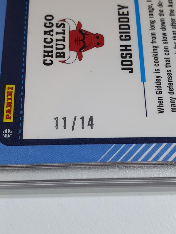 2024 Panini Donruss Optic Josh Giddey #120 FOTL GREEN MOSAIC /14 Holo (Bulls)