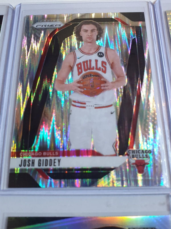 Josh Giddey (Bulls) Lot of 8 x Cards Holos Color Variants - Ready to Grade