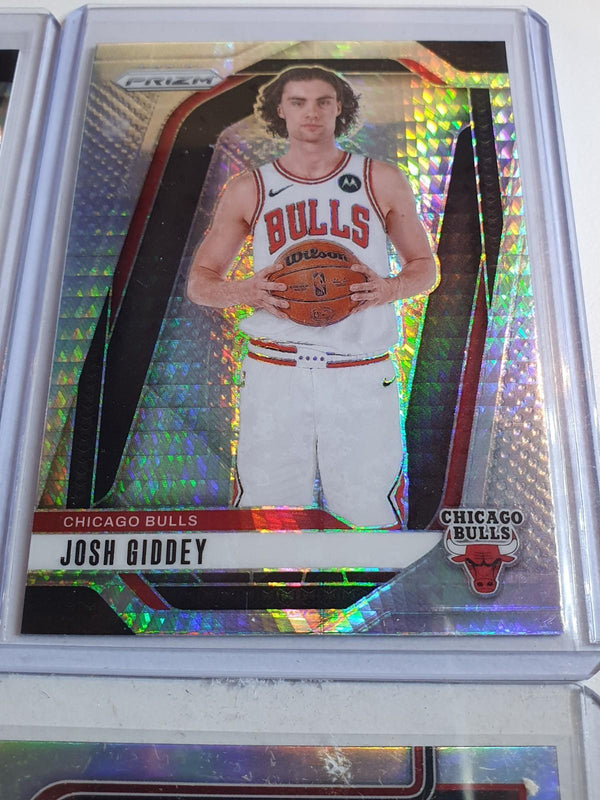 Josh Giddey (Bulls) Lot of 8 x Cards Holos Color Variants - Ready to Grade