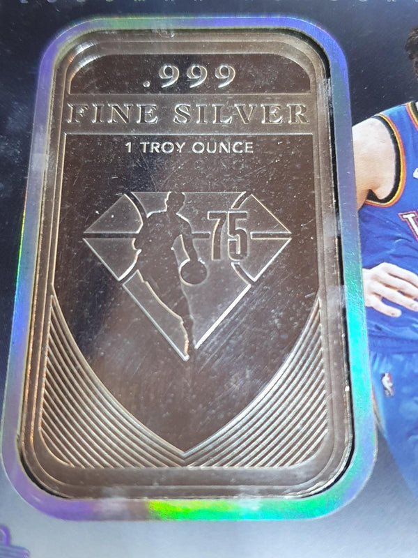 2021 Eminence Josh Giddey Rookie AUTO LOGOMAN SILVER BAR /10 Autographs Sealed