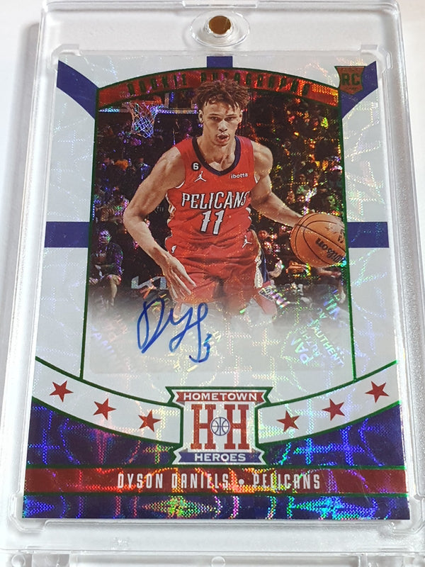 2022 Panini Chronicles Dyson Daniels Rookie AUTO ASIA JADE Hometown Heroes RC