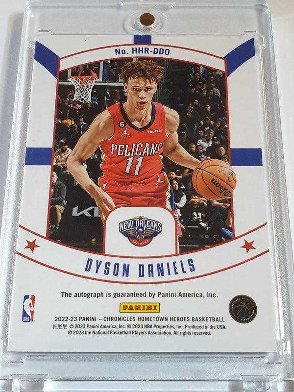 2022 Panini Chronicles Dyson Daniels Rookie AUTO ASIA JADE Hometown Heroes RC