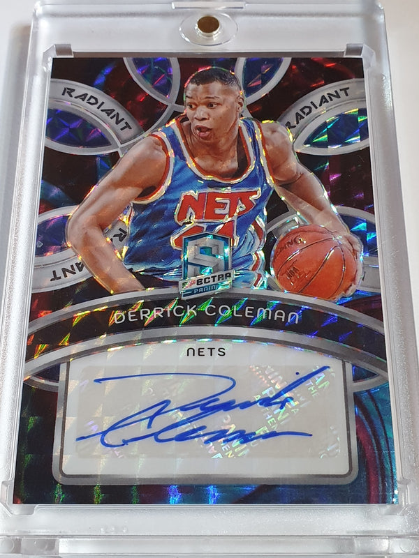2023 Spectra Derrick Coleman #AUTO INTERSTELLAR /75 Radiant Signatures - Rare