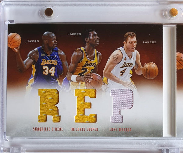 2012 Preferred Booklet /199 Six Jersey Patches Shaquille Rodman Olajuwon Zeke