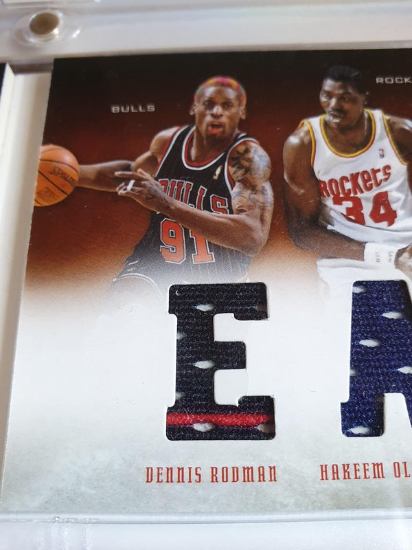 2012 Preferred Booklet /199 Six Jersey Patches Shaquille Rodman Olajuwon Zeke