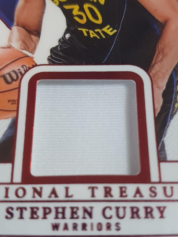 2024 National Treasures Stephen Curry #PATCH RED /24 Jersey - BGS 9 (POP 1)