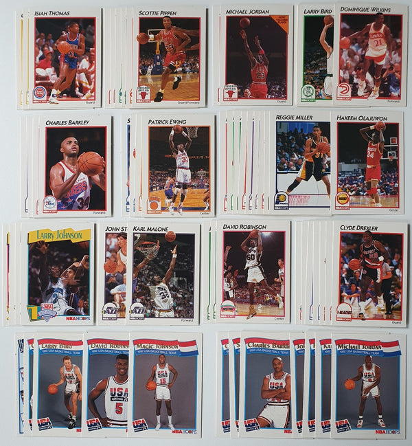 1991 McDonalds NBA Hoops COMPLETE SET 62 Cards with Dream Team - Good Condition