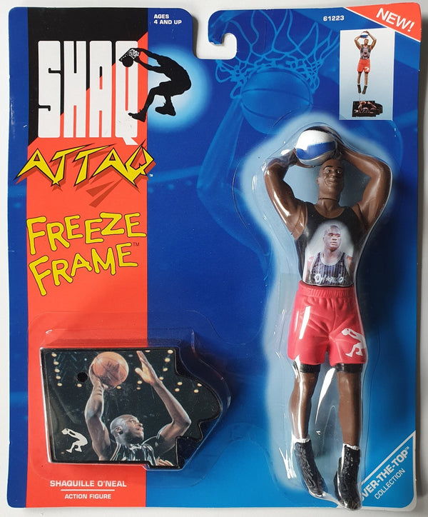 1993 Kenner Shaq Attaq Shaquille O'Neal Figurine Freeze Frame - Sealed Figure