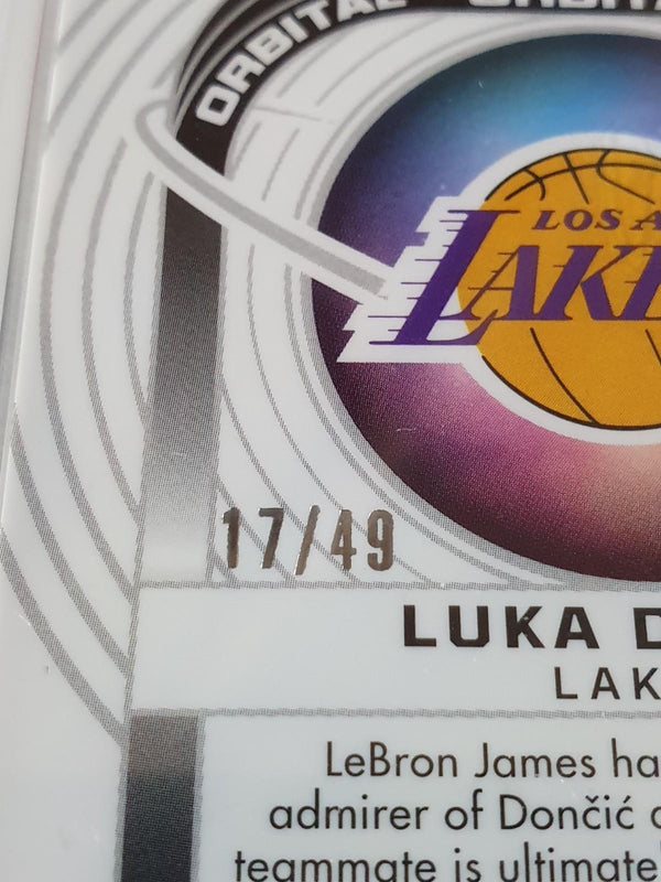 2024 Obsidian Luka Doncic #14 ELECTRIC ETCH PINK FLOOD /49 Holo - PSA 9 (POP 1)