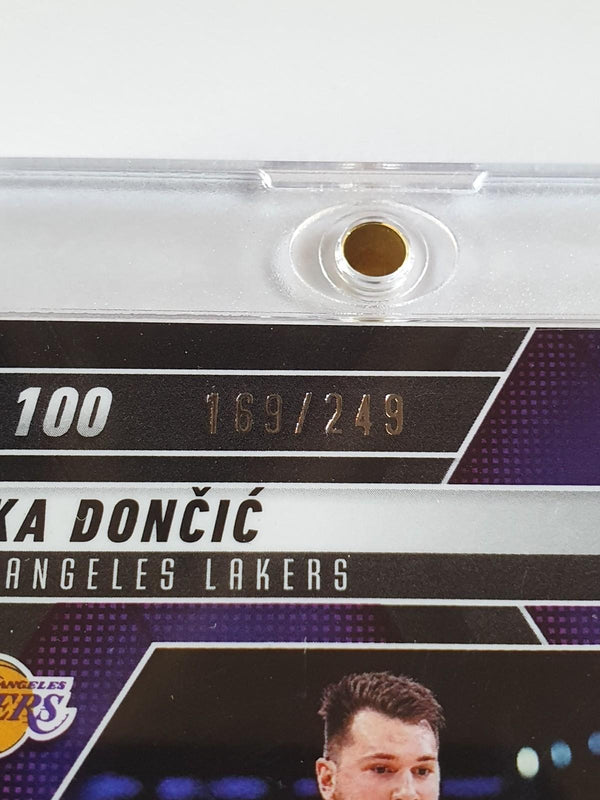 2024 Panini Mosaic Luka Doncic #100 ORANGE MOSAIC /249 Holo - Ready to Grade