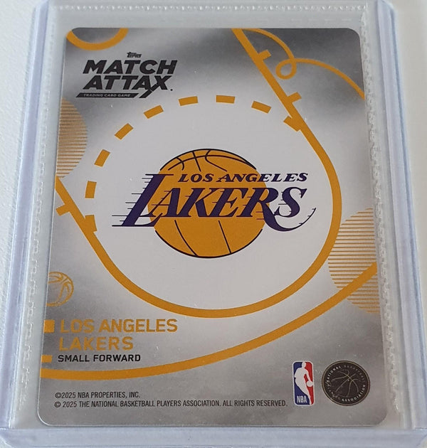 2025-26 Topps Match Attax LeBron James #CC-LBJ GOLD Foil Crowd Connection - Rare