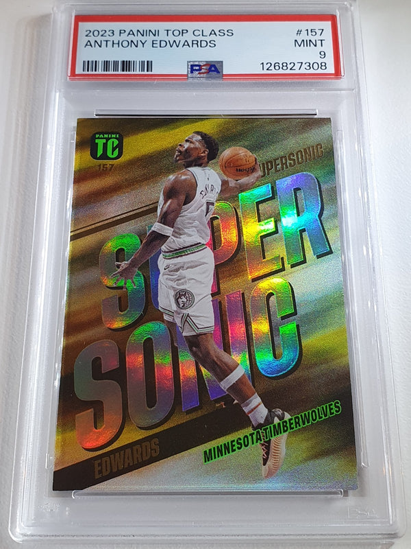2023 Panini Top Class Anthony Edwards #157 Supersonic - PSA 9 (POP 10)