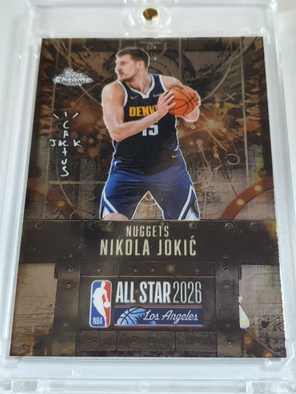 2025 Topps Chrome Cactus Jack Basketball x NBA All-Star Nikola Jokic #28 - Rare
