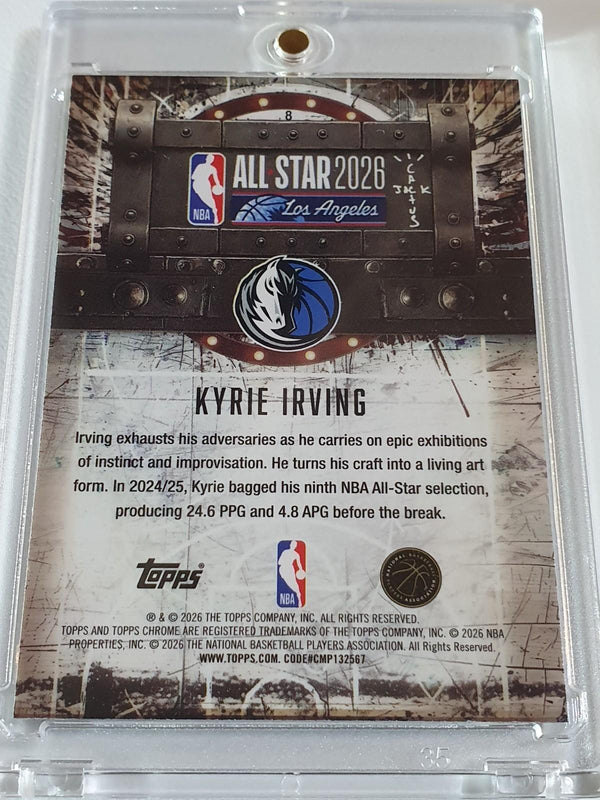 2025 Topps Chrome Cactus Jack Basketball x NBA All-Star Kyrie Irving #8 - Rare