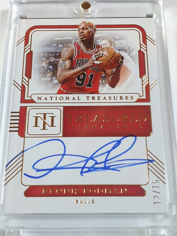 2024 National Treasures Dennis Rodman AUTO BRONZE /15 Treasured Signatures