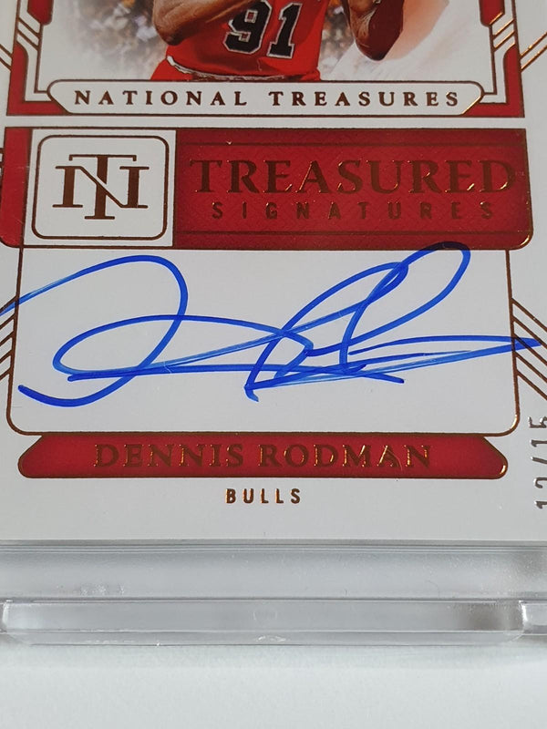 2024 National Treasures Dennis Rodman AUTO BRONZE /15 Treasured Signatures