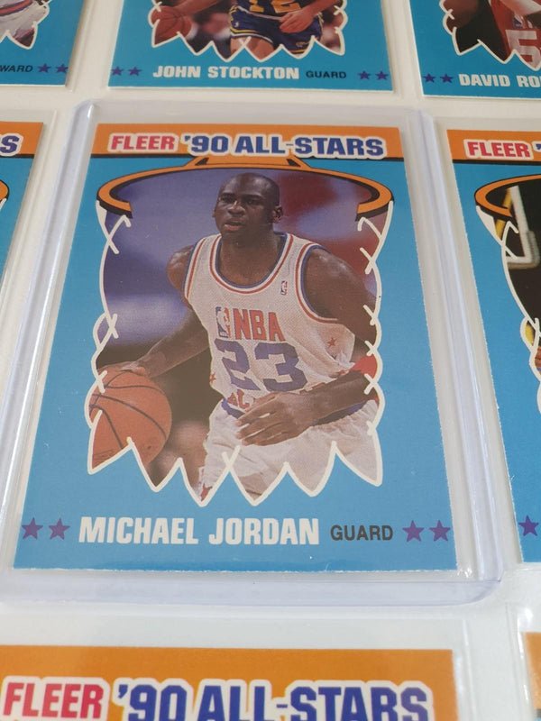 1990 Fleer 90's All-Stars (Complete 12 Cards Set) - Michael Jordan
