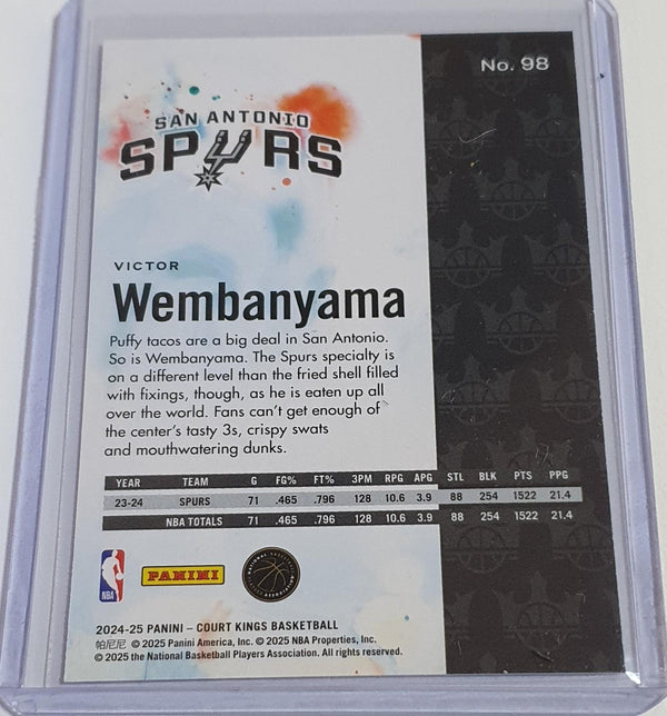 2024 Panini Court Kings Victor Wembanyama #98 - Ready to Grade