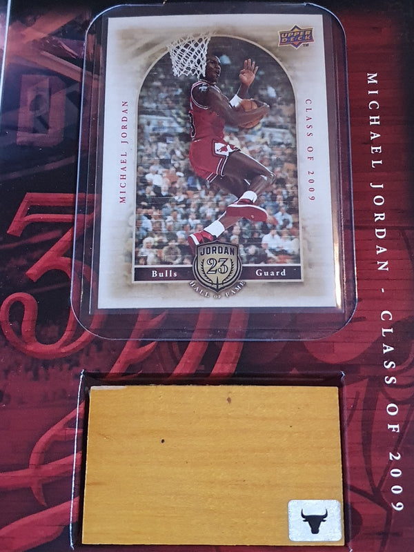 2009 Upper Deck Michael Jordan Hall Of Fame (Game Used Floor and Card Box Set)