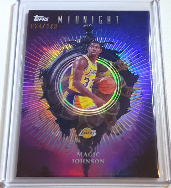 2025 Topps Midnight Magic Johnson #IN-11 MORNING /149 Holo - Ready to Grade