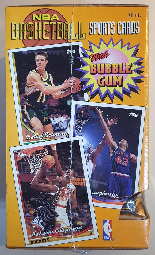 1993 Topps NBA Basketball Series 2 GRAVITY Box (72 Packs) - Factory Sealed