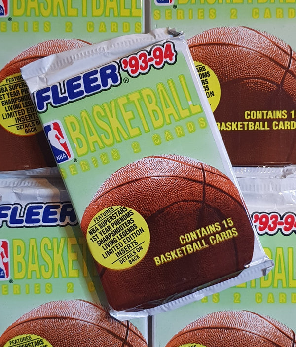 1993-94 Fleer Basketball Series 2 Sealed Pack - Factory Sealed