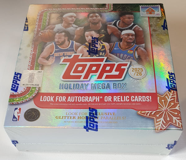 2025-26 Topps Basketball Holiday Mega Box - Factory Sealed Cooper Flagg?