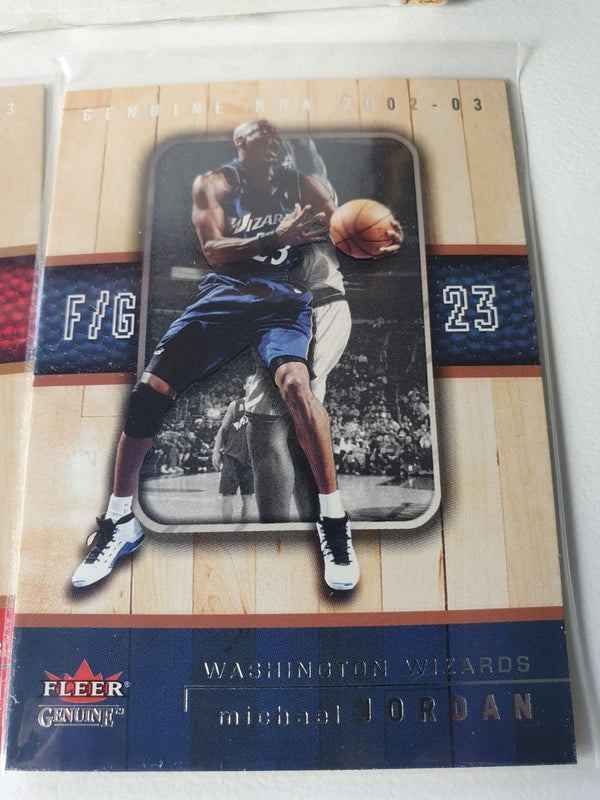 2002-03 Fleer Genuine Basketball (Complete 135 Cards) - Michael Jordan Kobe Shaq