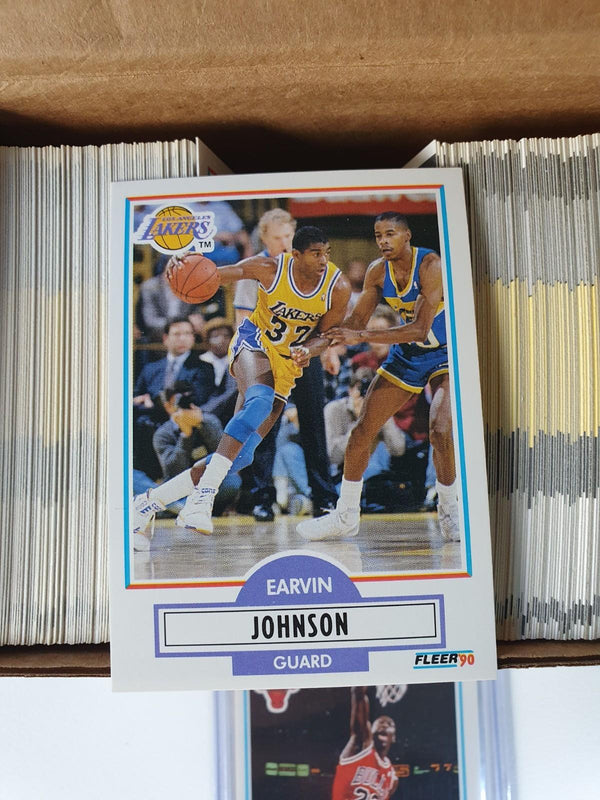 1990-91 Fleer Basketball Card Complete Set (198 Cards) - Michael Jordan